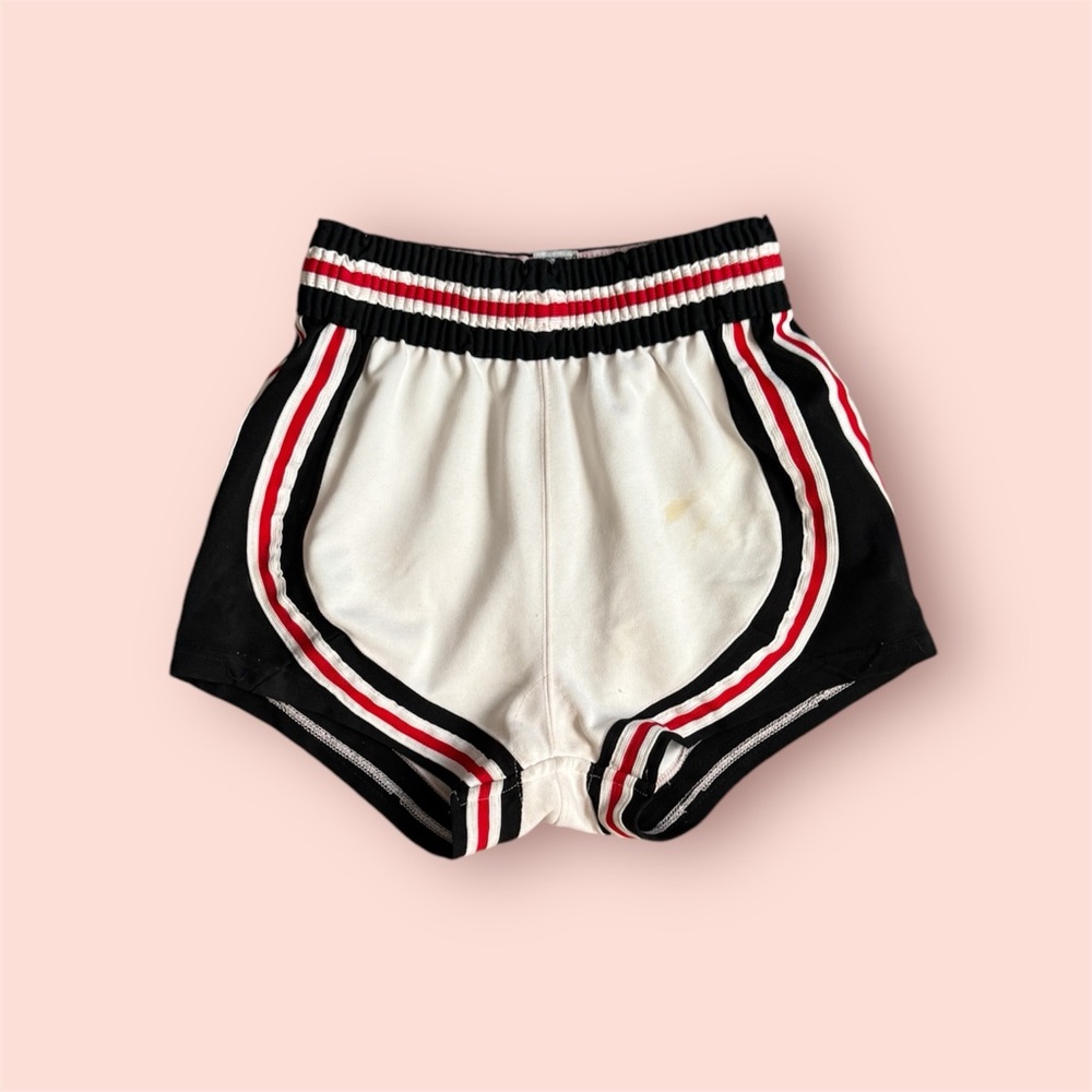 80s Vintage Black and White Shorts